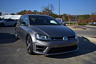 There was a whole onslaught of V-Dubs there, this is the only one I like. I love me a Golf R.